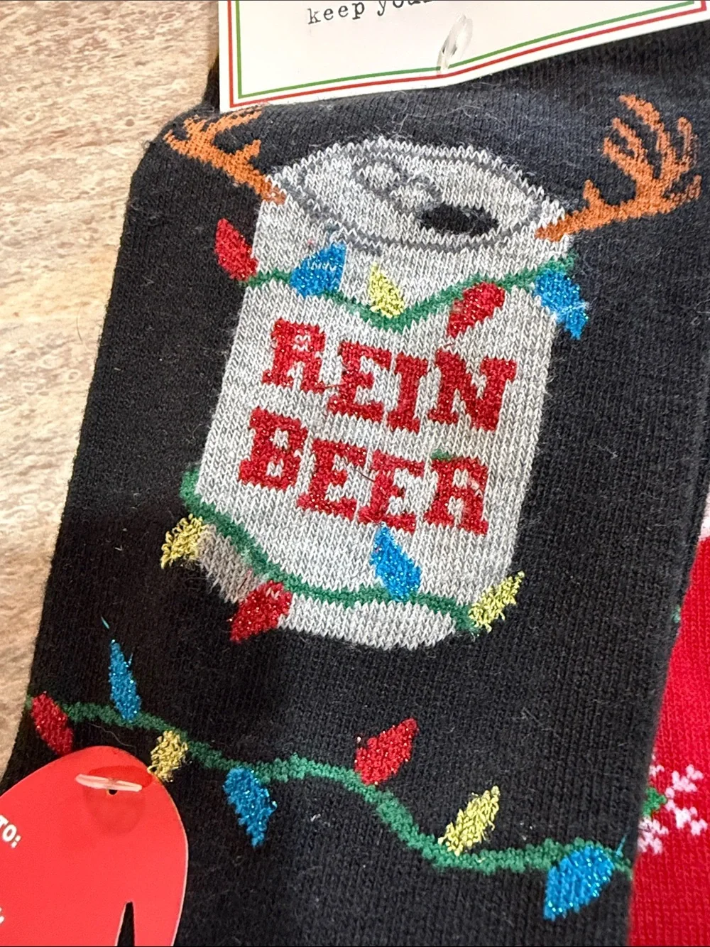 NEW Holiday Beer Crew Socks